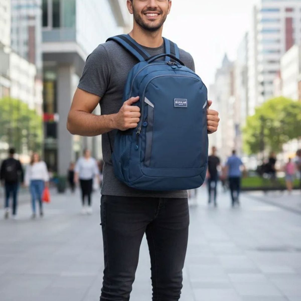 SAXOLINE - Mochila Saxoline Moderna azul