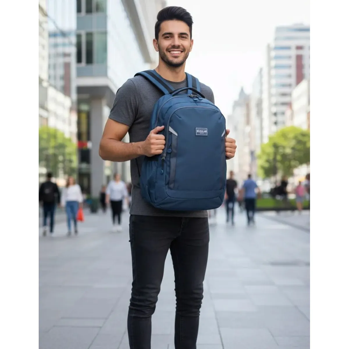 SAXOLINE - Mochila Saxoline Moderna azul