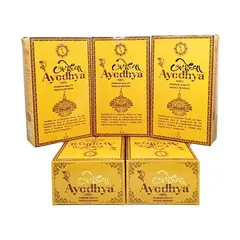 GENERICO - Ayodhya Incienso Premium Quality Masala 5 Cajas 12 unidades de 15 gr