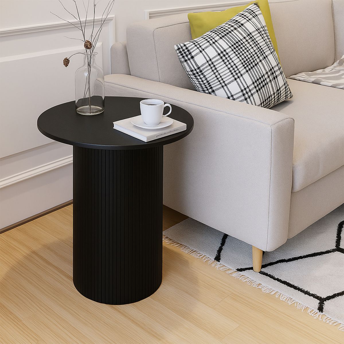 FORM DESIGN - Mesa Lateral Berlin Negro Form