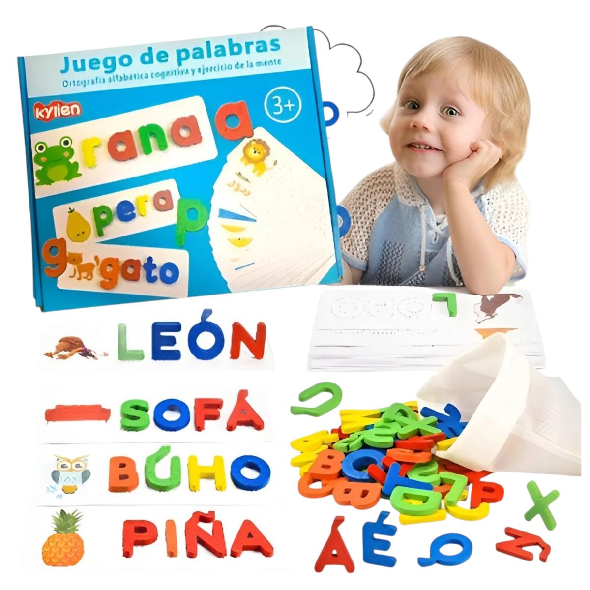 GENERICO - JUEGO DE ORTOGRAFIA DIDACTICO EDUCATIVO PARA NIÑOS