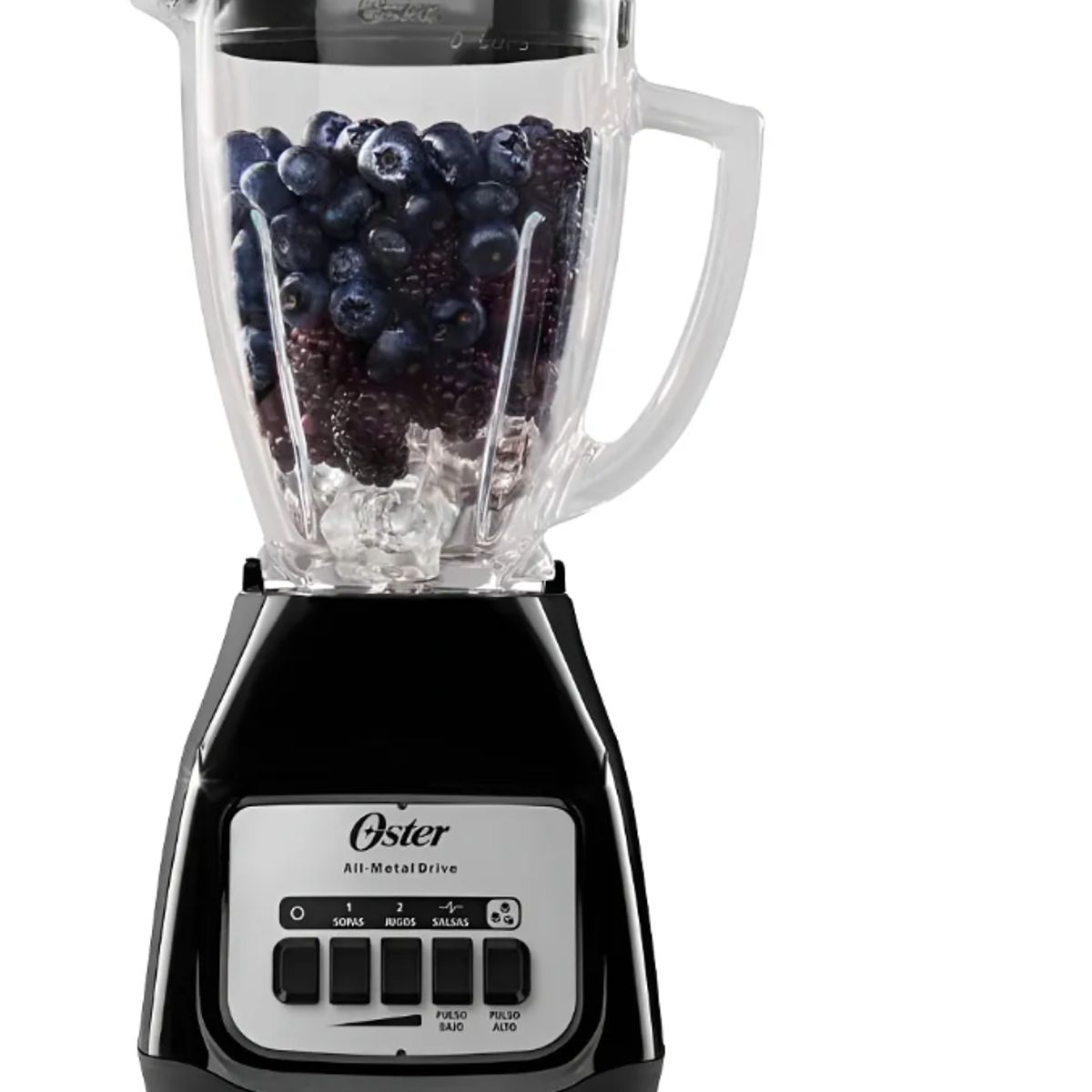 OSTER - Licuadora Oster® Blstkagbpb 2 Velocidades Y Vaso De Vidrio Negro