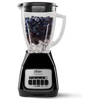 Licuadora Oster® Blstkagbpb 2 Velocidades Y Vaso De Vidrio Negro
