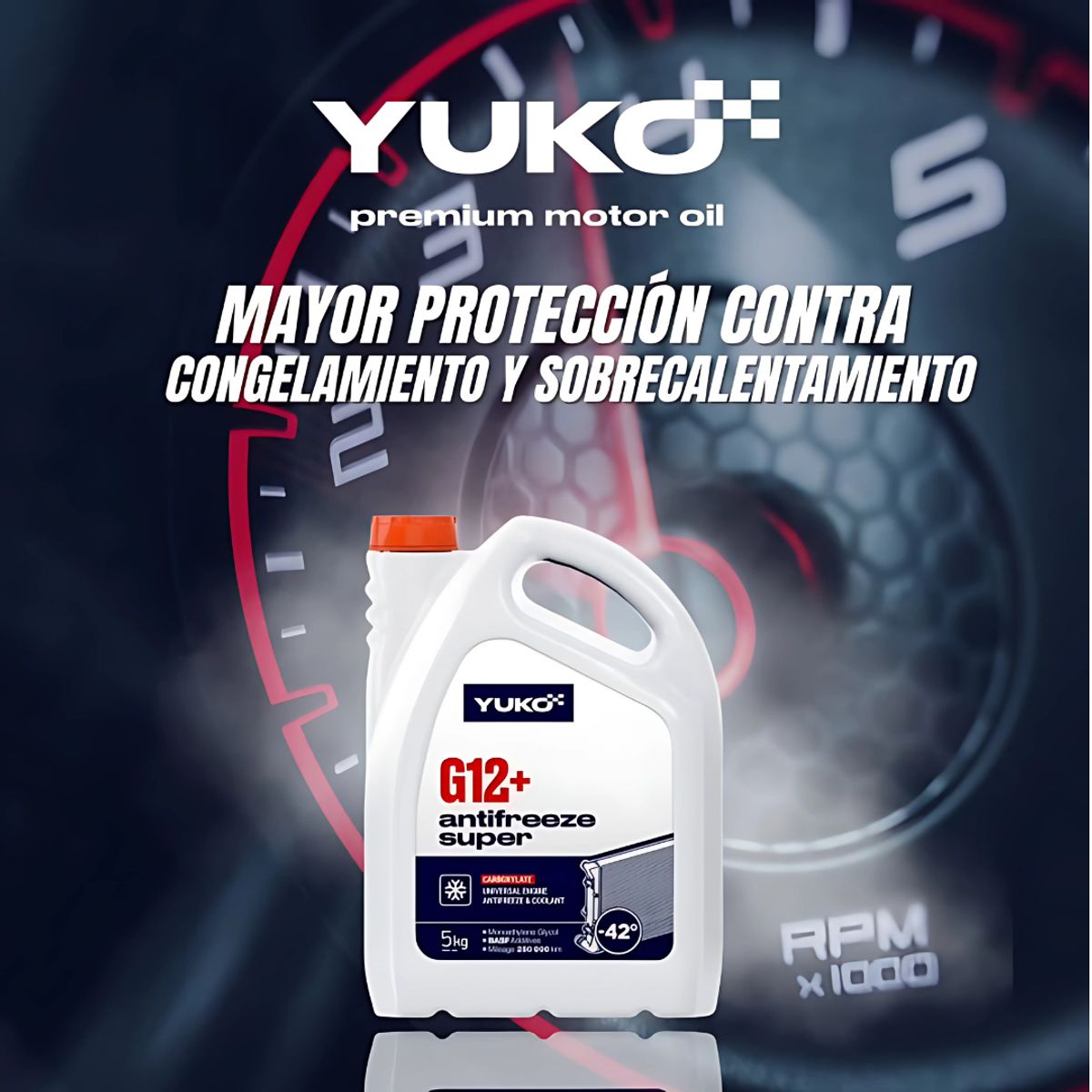 GENERICO - Refrigerante Anticongelante G12 YUKO 5L