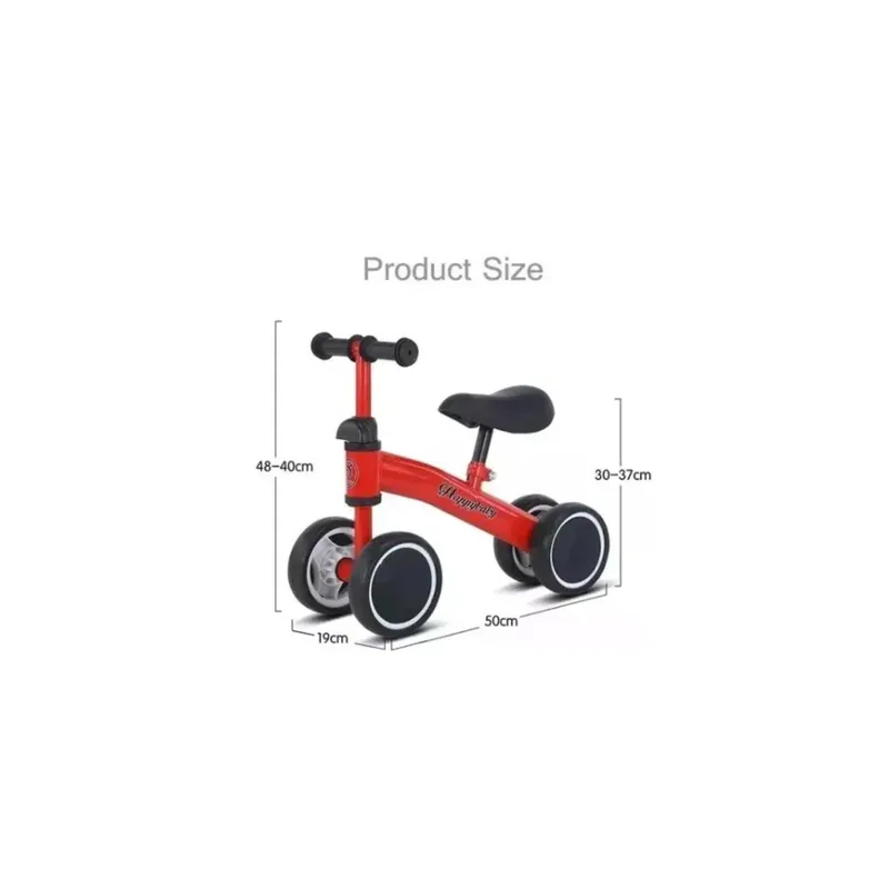 GENERICO - Bicicleta Mini Andador Aprendizaje Equilibrio Niños 4 Ruedas azul