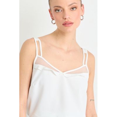 Imagen 2 del producto Blusa Sin Mangas Crudo Mujer