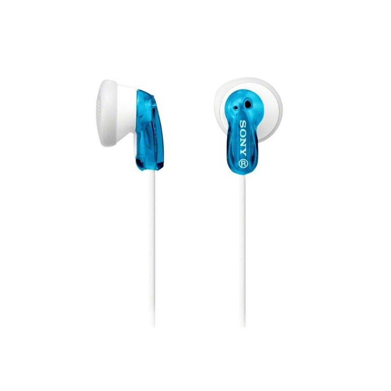 Audífonos tipo earbuds dinámicos MDRE9LPBLU azul