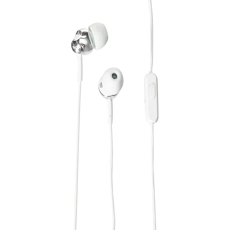 SONY - Audífonos tipo in-ear con micrófono MDREX110APW blancos