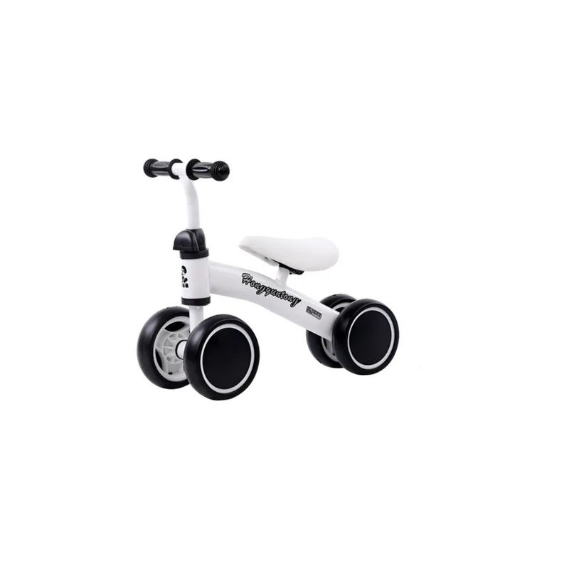 GENERICO - Bicicleta Mini Andador Aprendizaje Equilibrio Niños 4 Ruedas blanco