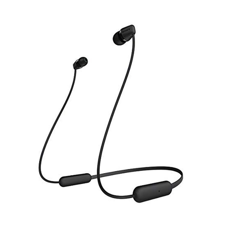 Audífonos Bluetooth inalámbricos WI-C200 negro con micrófono
