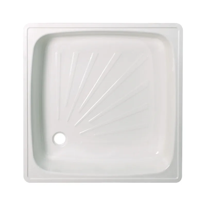LIOI - Receptáculo Ducha 70x70 Acero Esmaltado Blanco