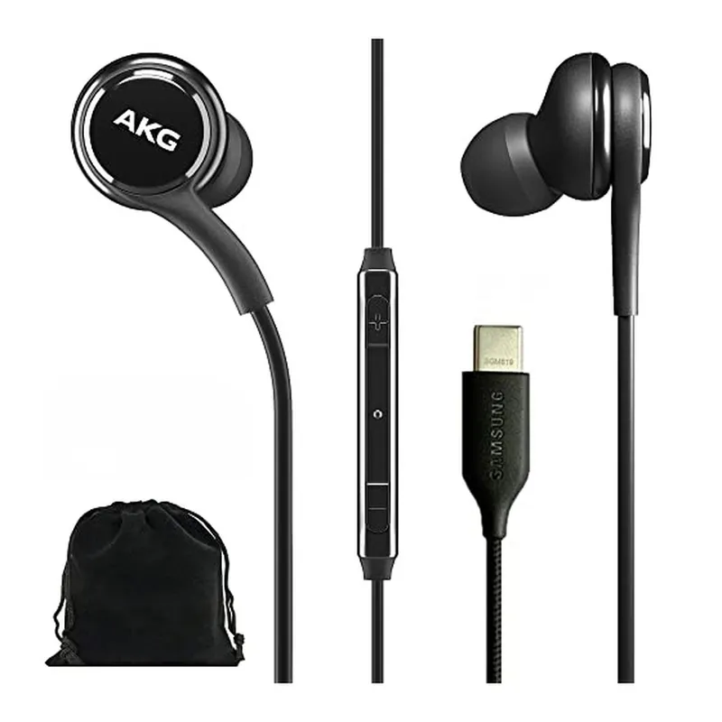 SAMSUNG - Audífonos tipo earbuds USB-C con control y micrófono negro