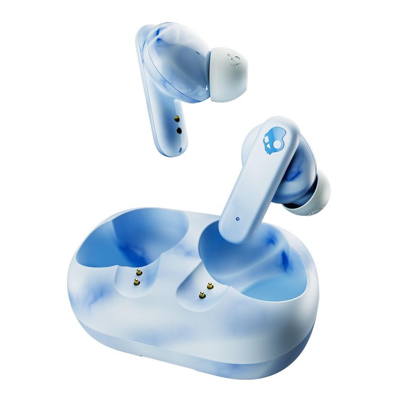 SKULLCANDY - Audífonos inalámbricos EcoBuds 8hrs batería con estuche - Glaciar