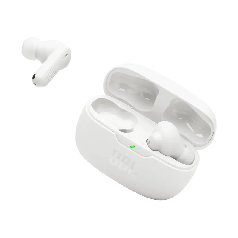 JBL - Audífonos true wireless cancelación ruido Vibe Beam 2 blancos