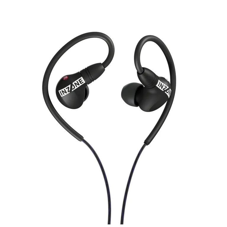 Audífonos in-ear gaming con sonido 360 diseño cómodo negro