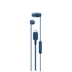 SONY - Audífonos in-ear con cable USB-C control volumen y micrófono azul