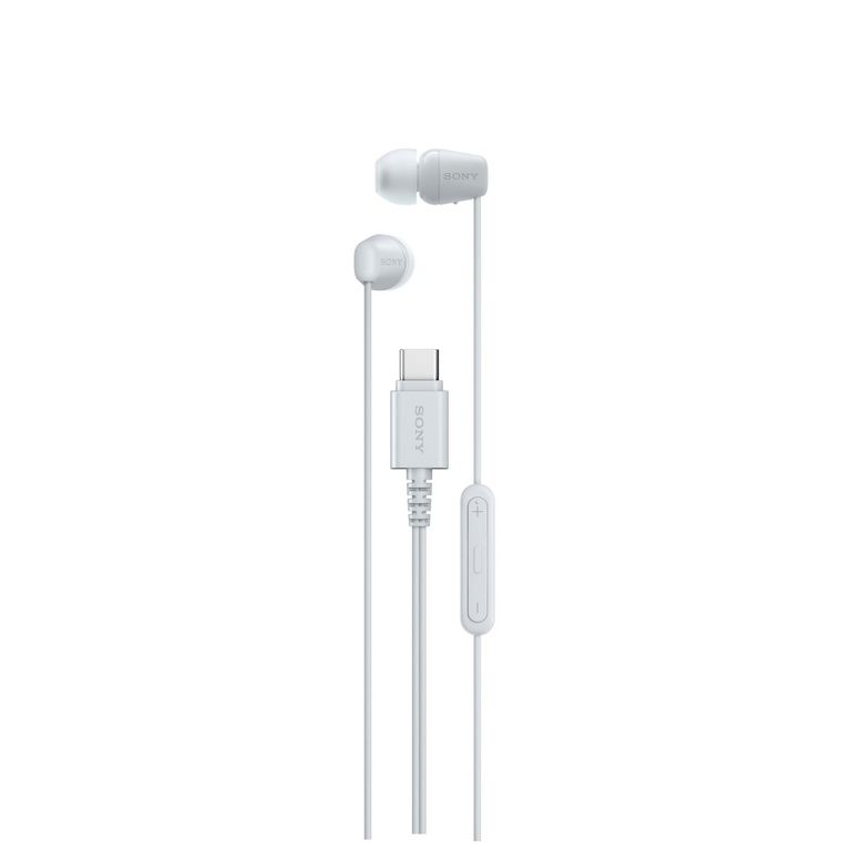 Audífonos cableados USB-C con micrófono IER-EX15C blancos