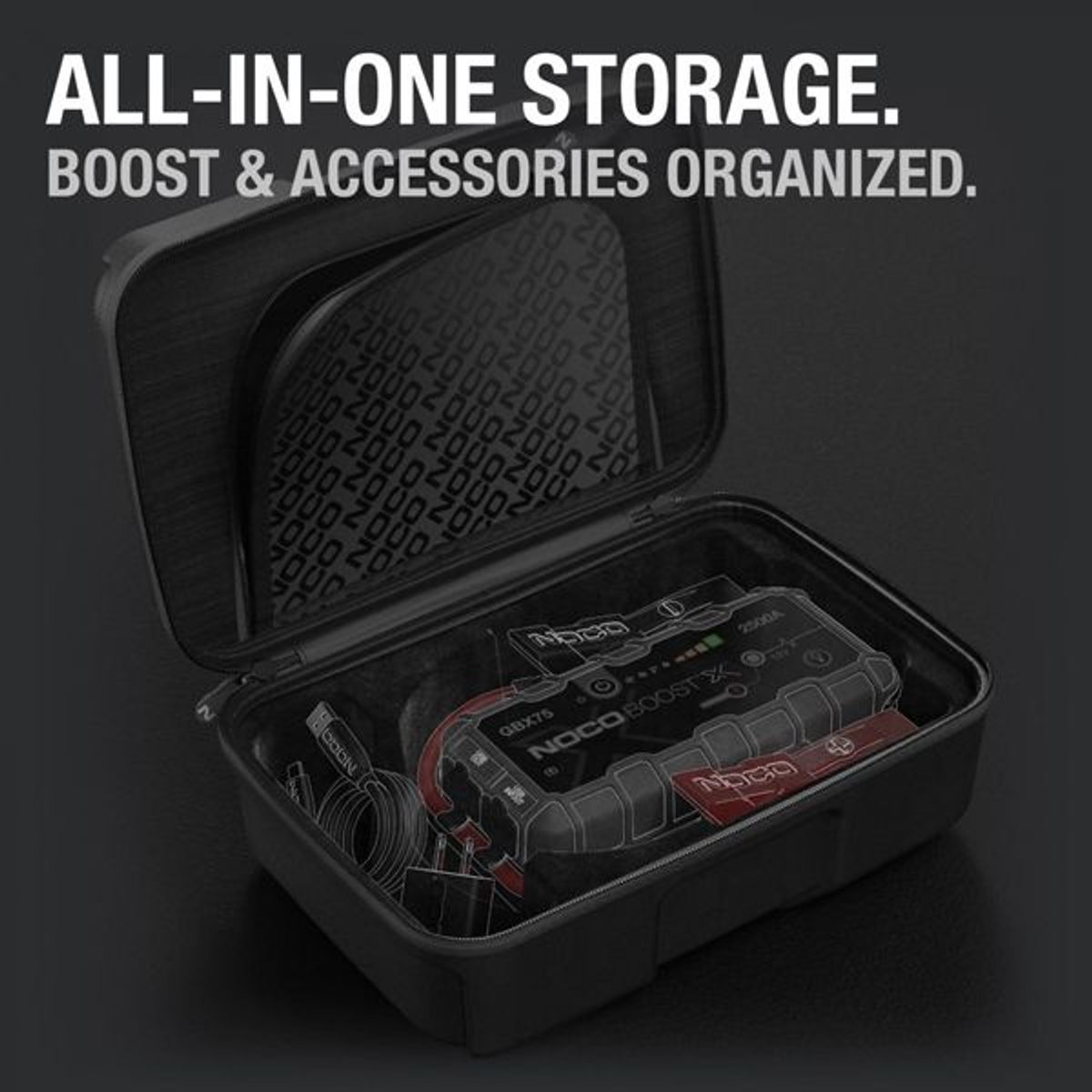 GENERICO - Funda Case Protector Goma Eva Partidor Noco Gbx75 Gbc103