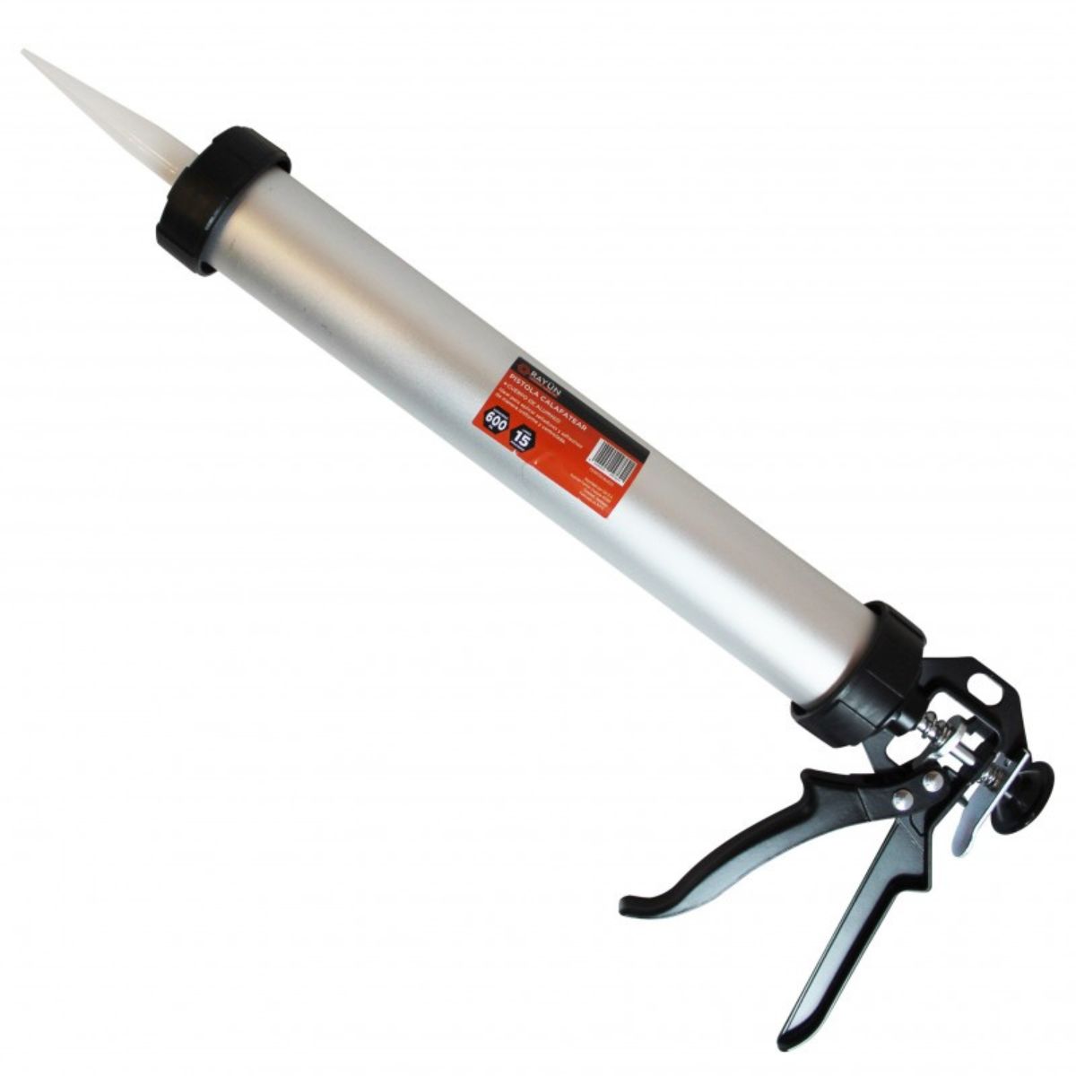 RAYUN - Pistola Calafatera Aluminio 600ml Rayun