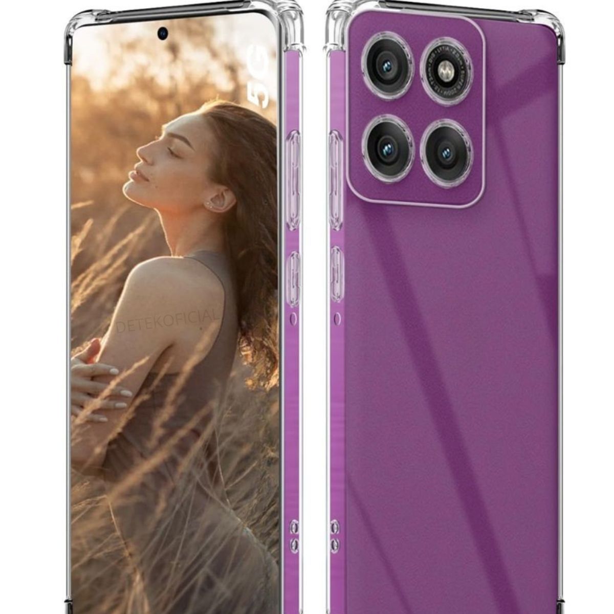 GENERICO - Carcasa Transparente Reforzado Para Motorola Edge 60 Pro