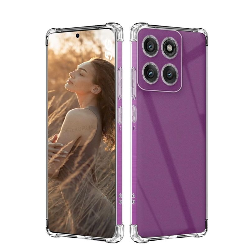 GENERICO - Carcasa Transparente Reforzado Para Motorola Edge 60 Pro