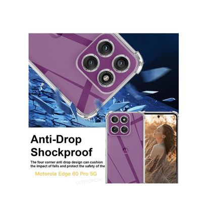 Imagen 2 del producto Carcasa Transparente Reforzado Para Motorola Edge 60 Pro