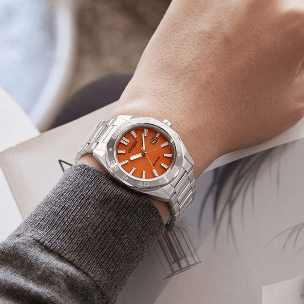 CITIZEN - RELOJ CITIZEN BM7630-80Z ECO-DRIVE PLATEADO