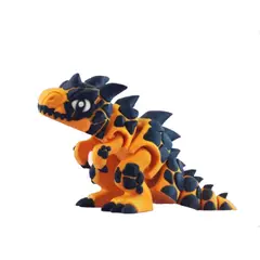 GENERICO - T-Rex de Lava- Dinosaurio Articulado