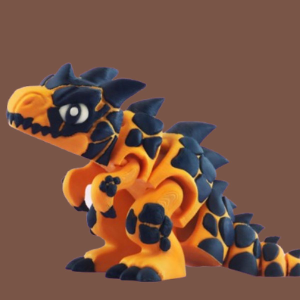 GENERICO - T-Rex de Lava- Dinosaurio Articulado