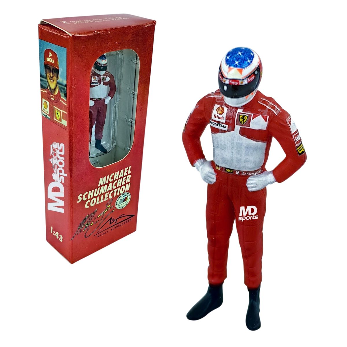 FORMULA 1 - Figura Formula 1 Piloto M.Schumacher Ferrari Minichamps 1:43