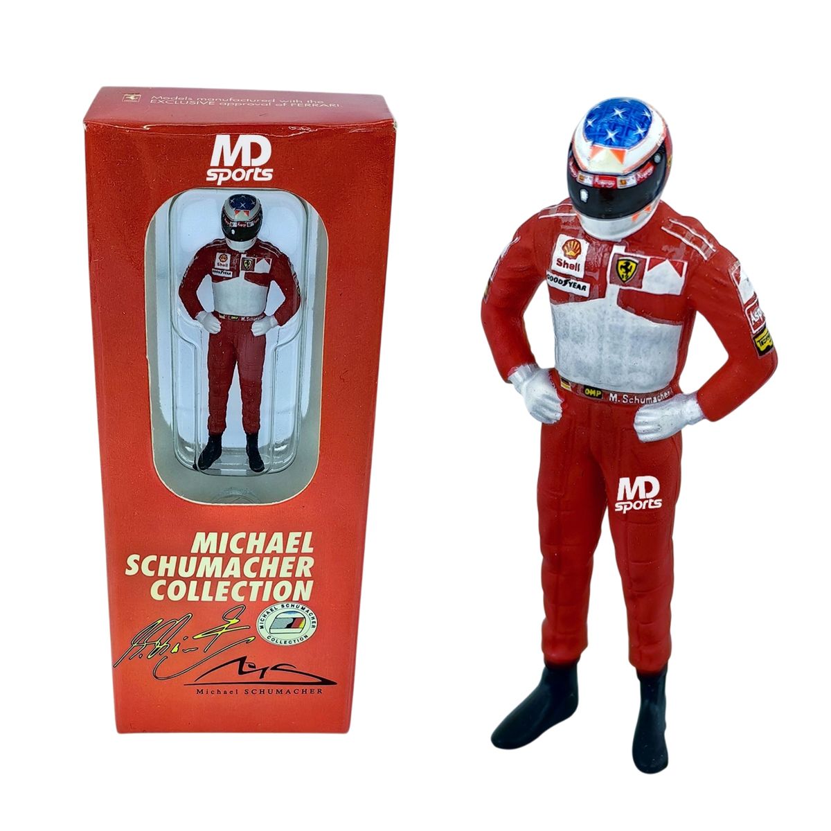 FORMULA 1 - Figura Formula 1 Piloto M.Schumacher Ferrari Minichamps 1:43