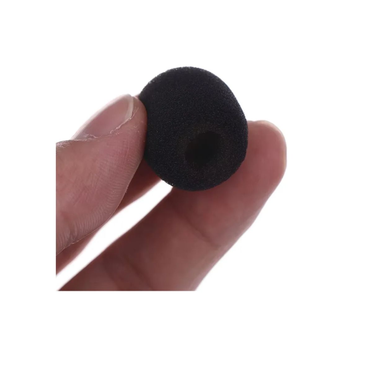 5 Esponjas Protectora Para Microfono Clip Solapa Levalier Negro, marca GENERICO - Foto 2