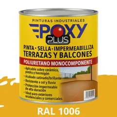 EPOXY - TERRAZAS Y BALCONES- Pinta Sella e Impermeabiliza - 1L RAL 1006