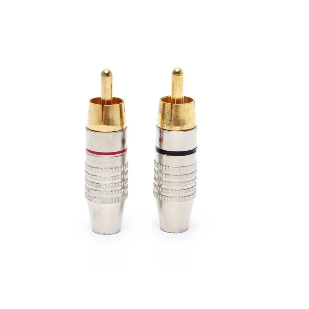 GENERICO - Par Conectores Rca Macho