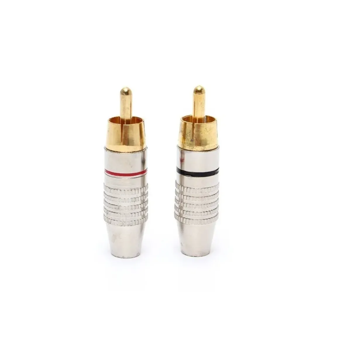 GENERICO - Par Conectores Rca Macho