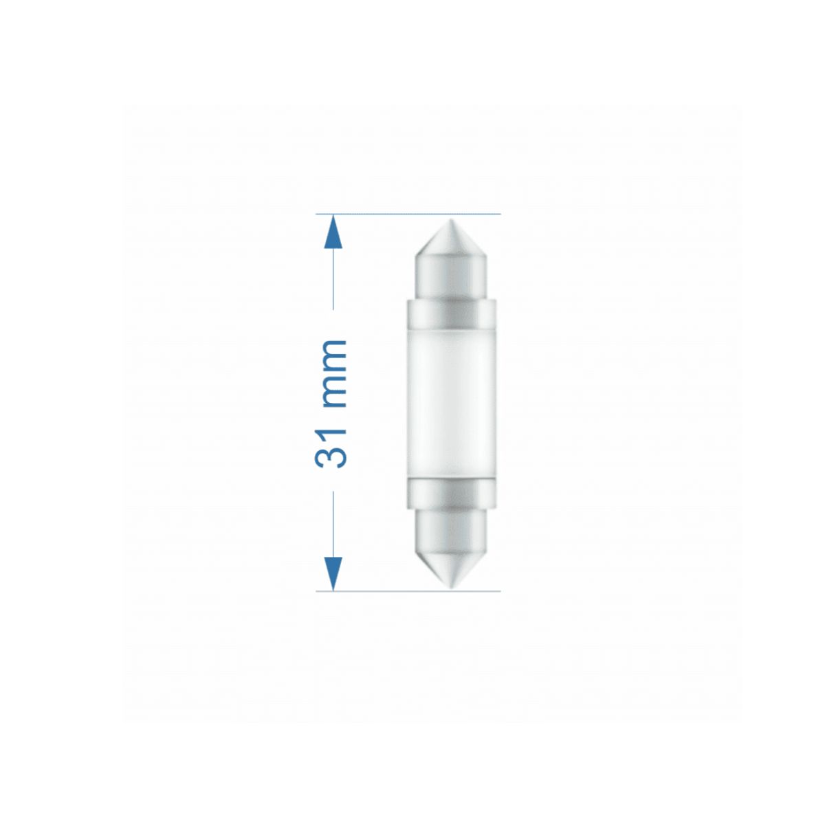 OSRAM LEDVANCE - Ampolleta Osram Led Tipo Fusible Canbus C5W 12V 31mm