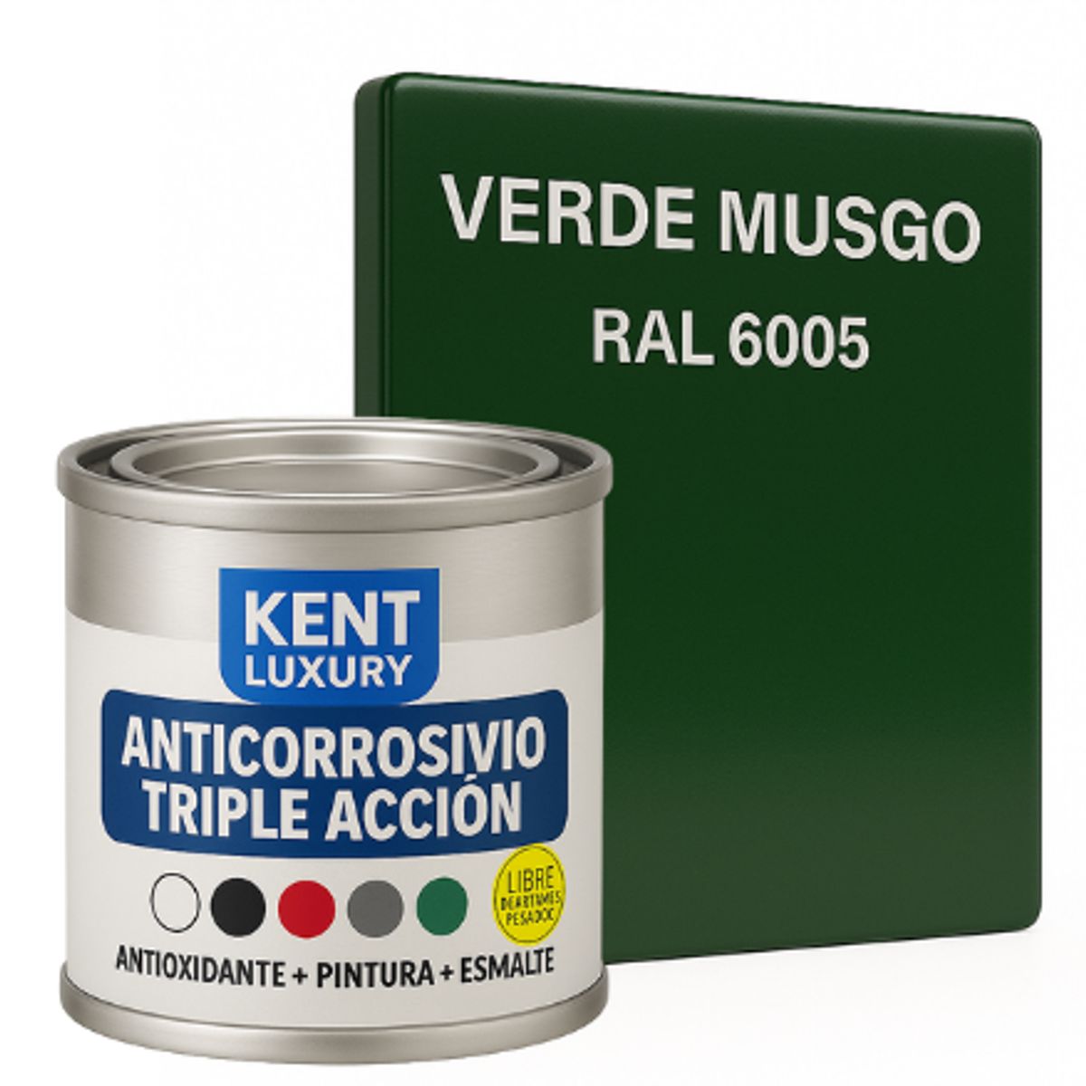 KENT - ANTICORROSIVO TRIPLE ACCIÓN 1-16 Galón VERDE MUSGO