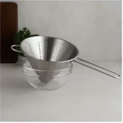 CUINER - Colador Conico Acero Inoxidable 20 cm Cocina