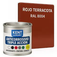 KENT - ANTICORROSIVO TRIPLE ACCIÓN 1-16 Galón ROJO TERRACOTA