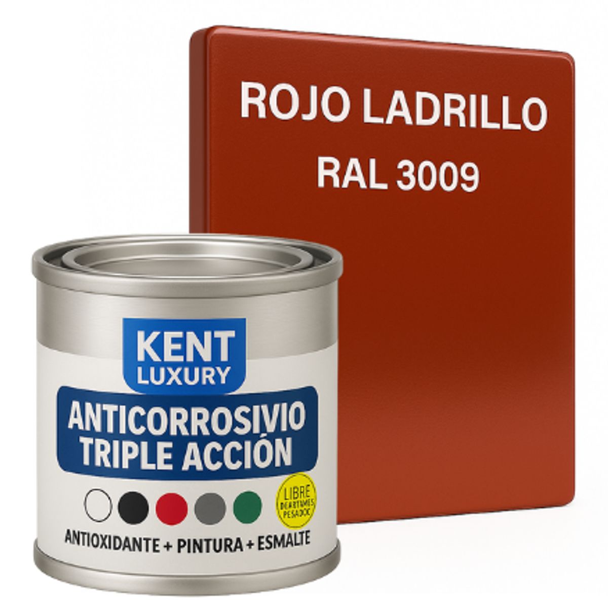 KENT - ANTICORROSIVO TRIPLE ACCIÓN 1-16 Galón ROJO LADRILLO