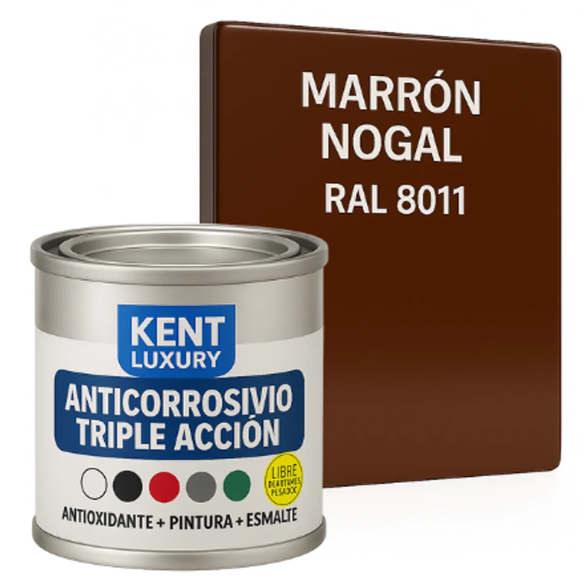 KENT - ANTICORROSIVO TRIPLE ACCIÓN 1-16 Galón NOGAL