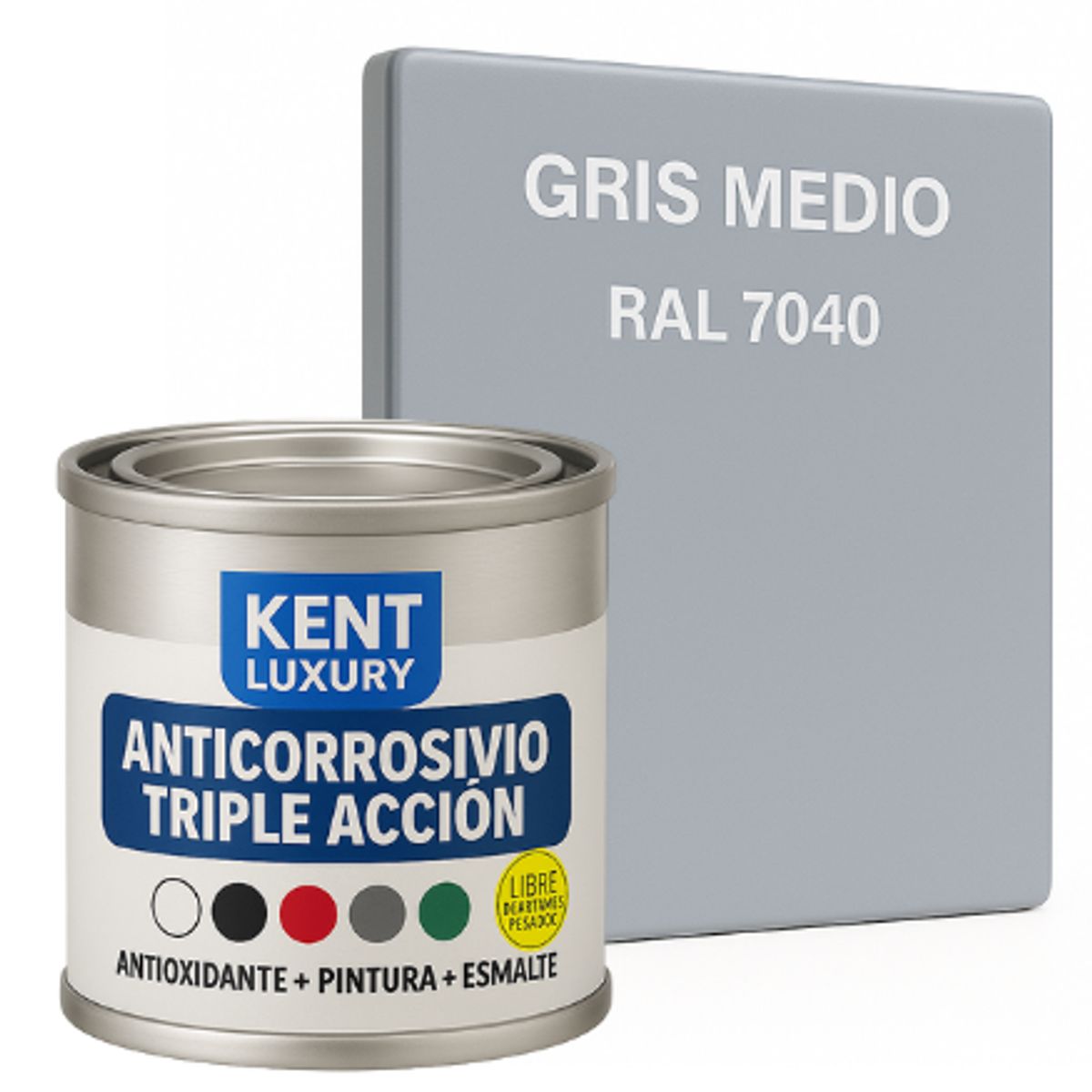 KENT - ANTICORROSIVO TRIPLE ACCIÓN 1-16 Galón GRIS MEDIO