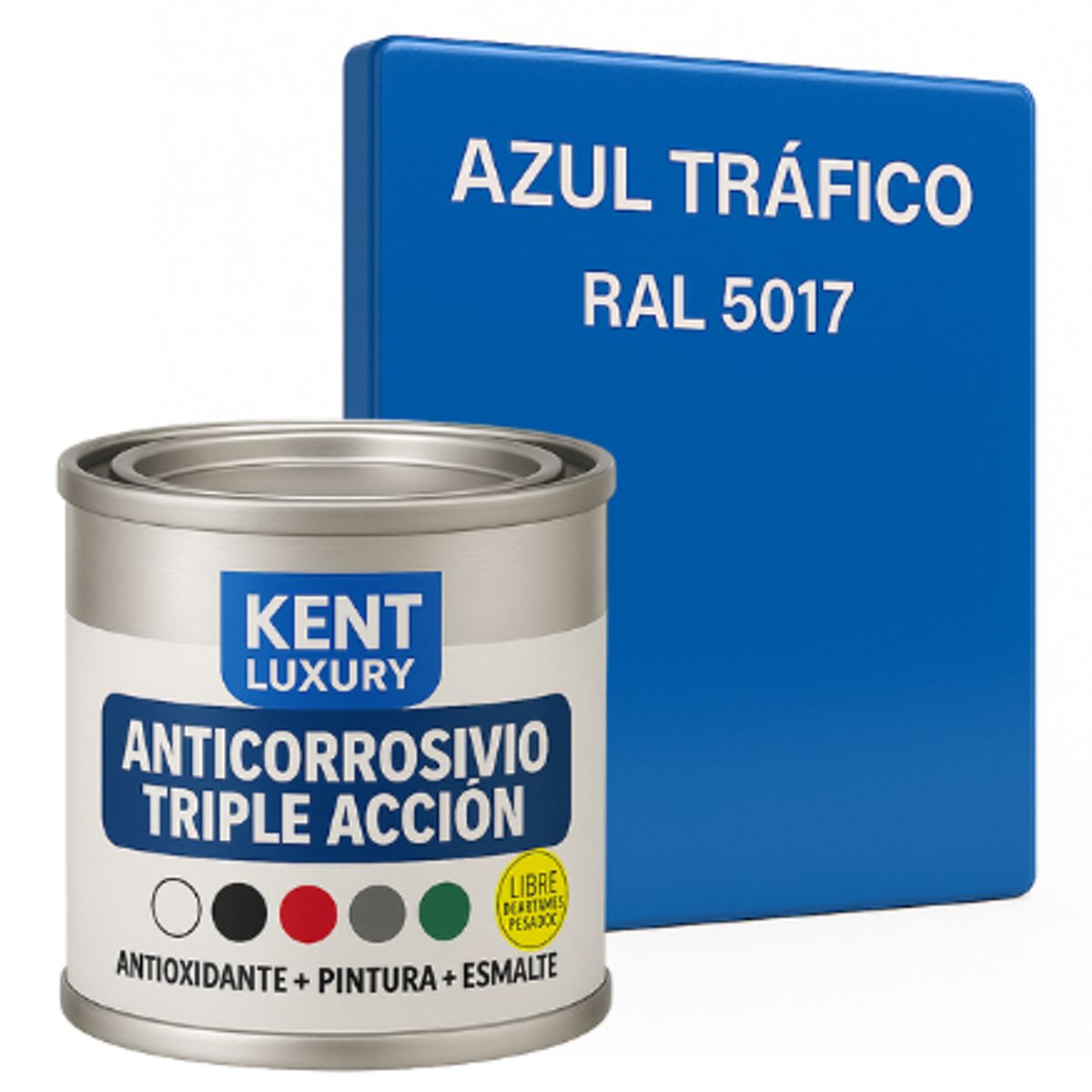 KENT - ANTICORROSIVO TRIPLE ACCIÓN 1-16 Galón AZUL TRÁFICO