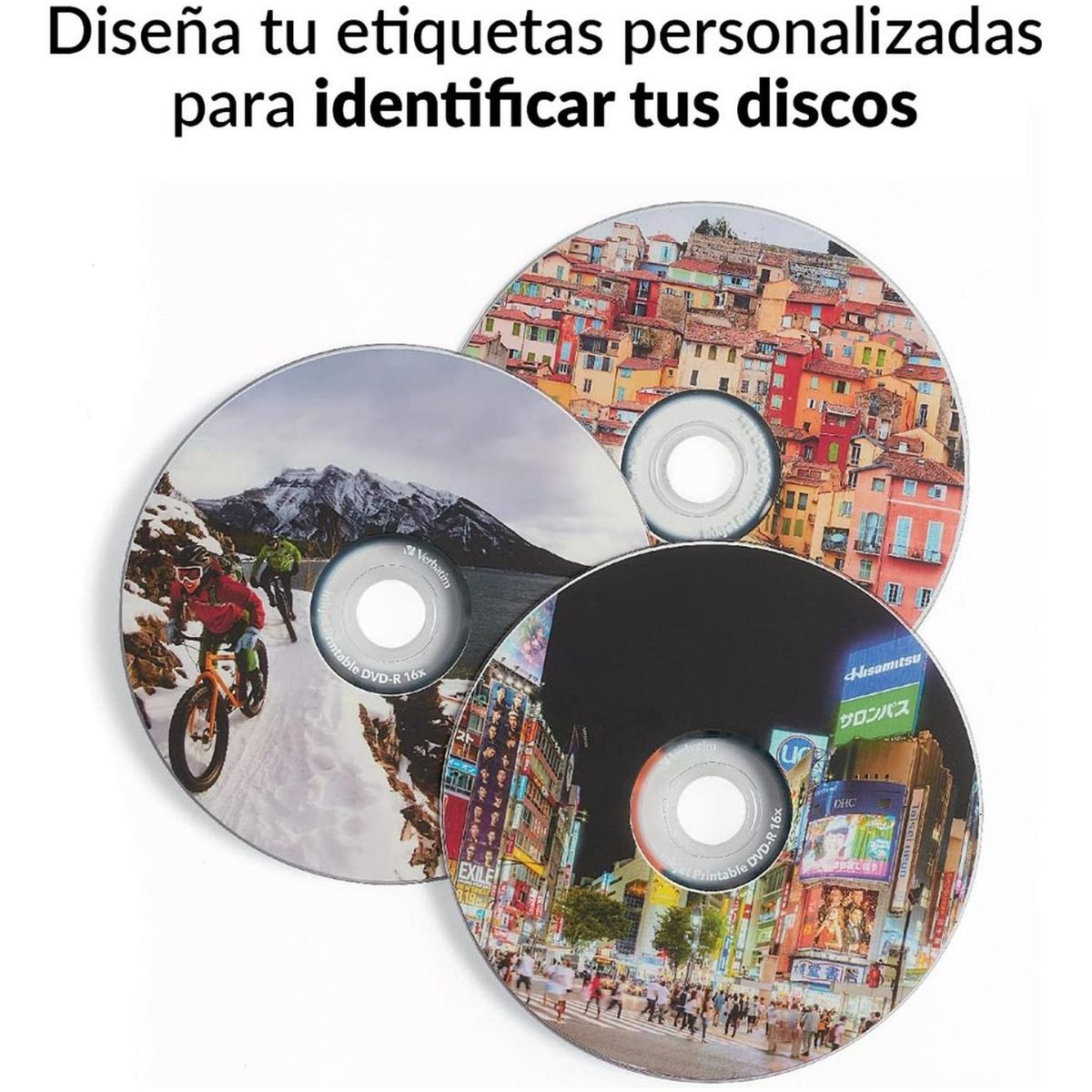 GENERICO - Dvd R 16x 47gb Printable Esn Plus Pack 50