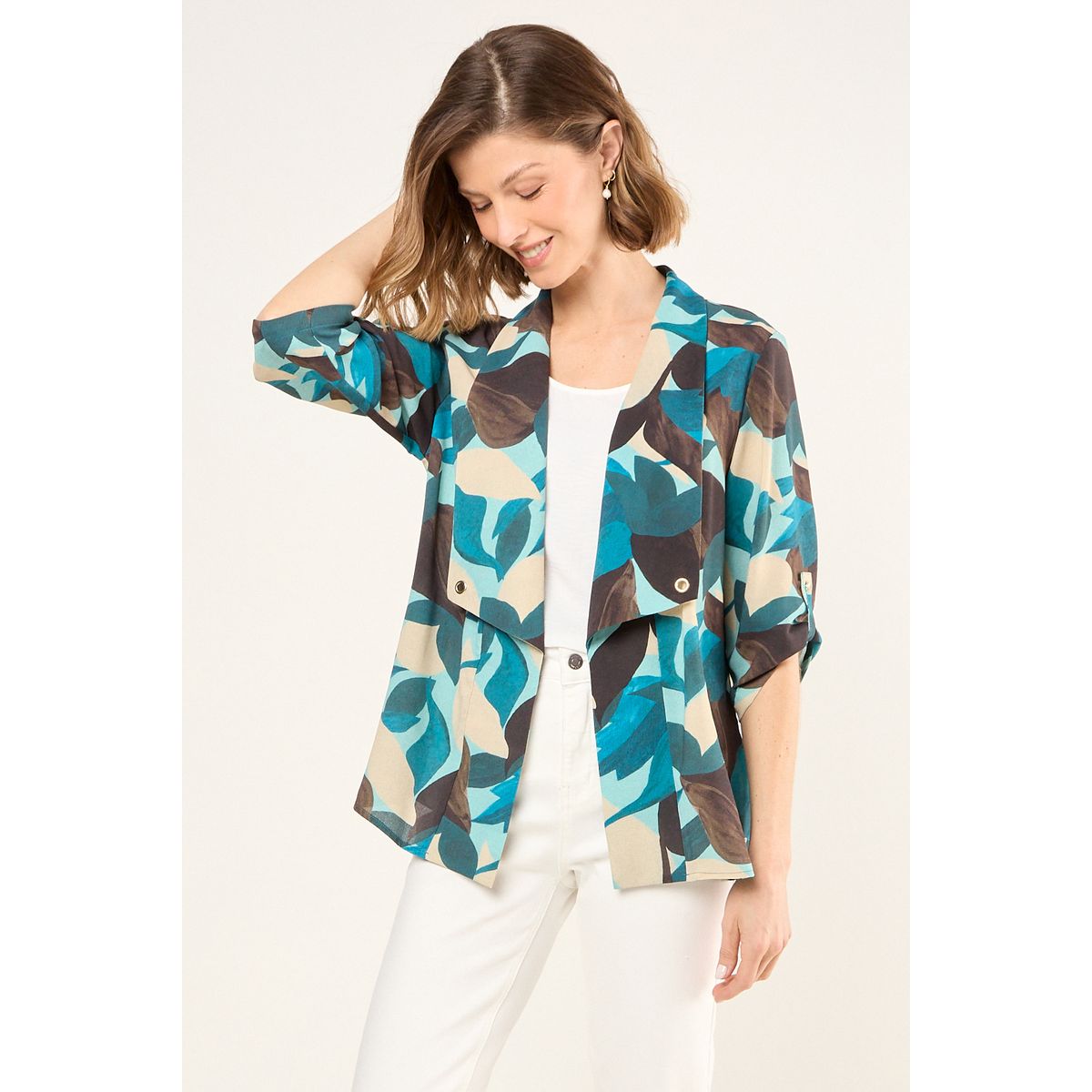 MA GRIFFE - Tapado Fantasia Mujer Verde Magriffe