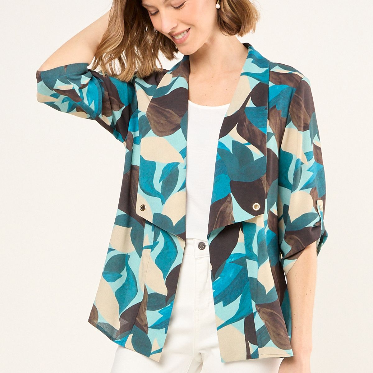 MA GRIFFE - Tapado Fantasia Mujer Verde Magriffe