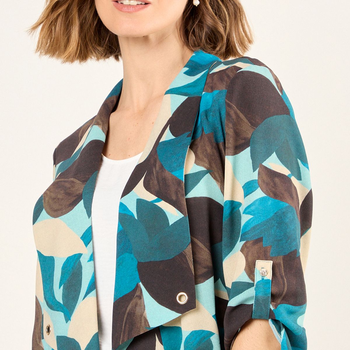 MA GRIFFE - Tapado Fantasia Mujer Verde Magriffe