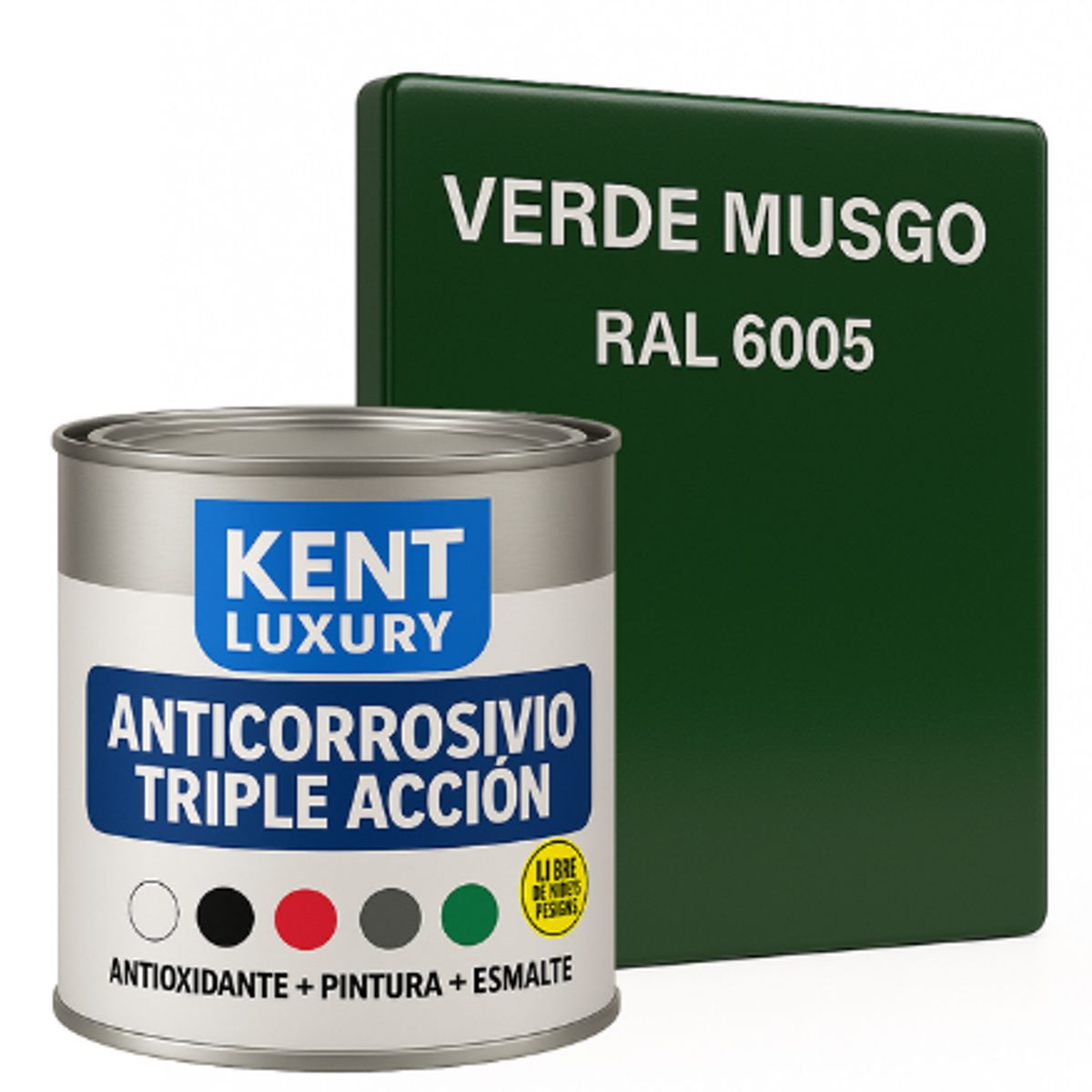 KENT - ANTICORROSIVO TRIPLE ACCIÓN 1-8 Galón VERDE MUSGO