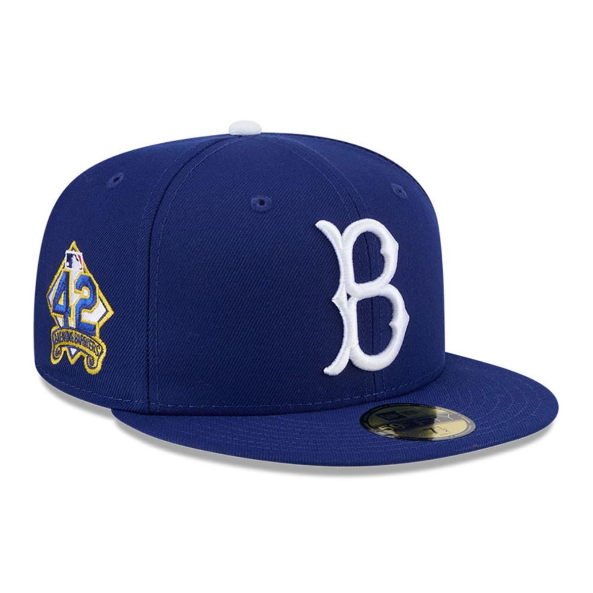 NEW ERA - Gorra 59Fifty Los Brooklyn Dodgers MLB Jackie Robinson Azul