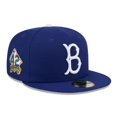 NEW ERA - Gorra 59Fifty Los Brooklyn Dodgers MLB Jackie Robinson Azul
